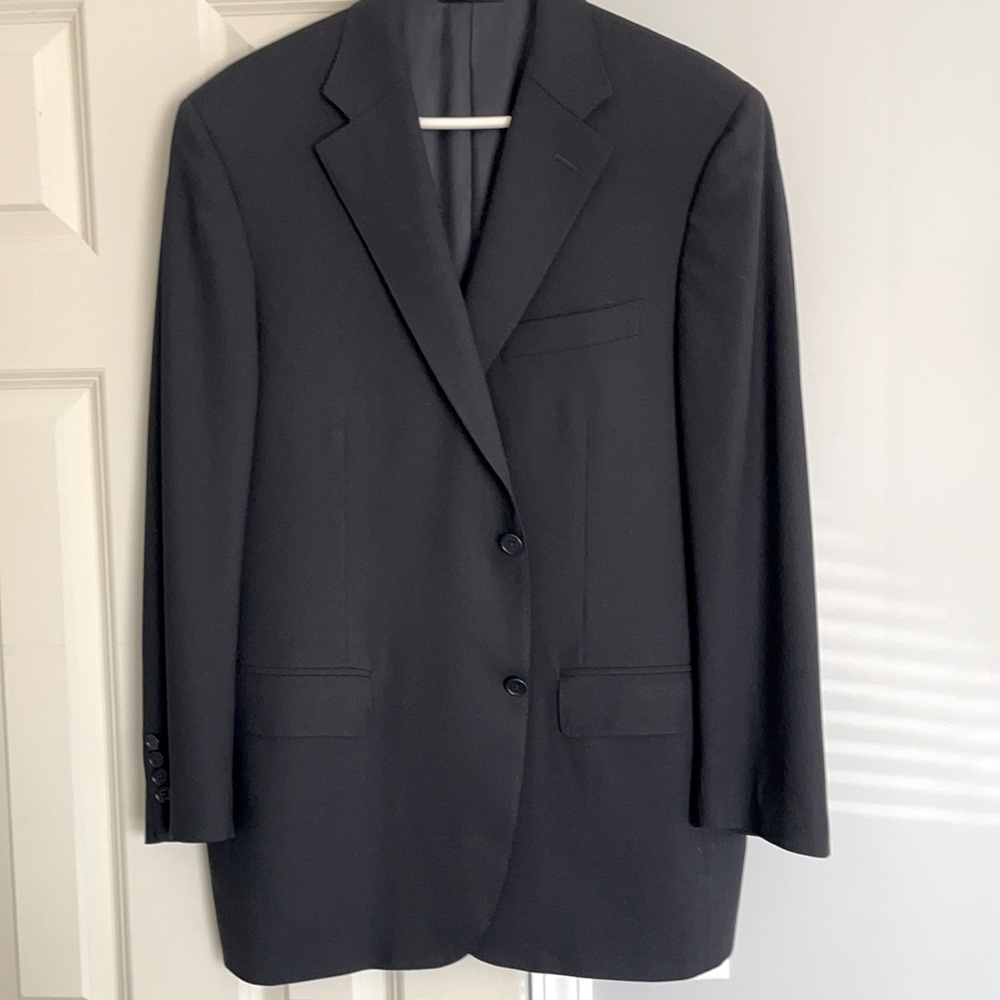 Canali travel sport coat - black 42R